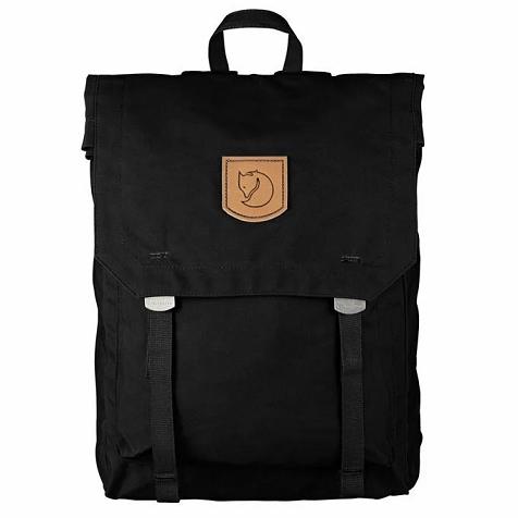 Fjallraven Men Foldsack No. 1 Backpack Black PH40965 Philippines